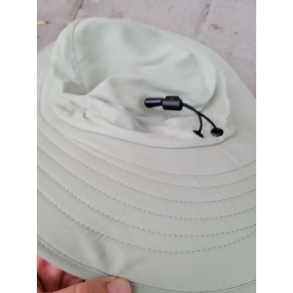 LL Bean Bucket Hat Tan Sun Beach‎ Fishing Sun Neck Cover Hiking Small